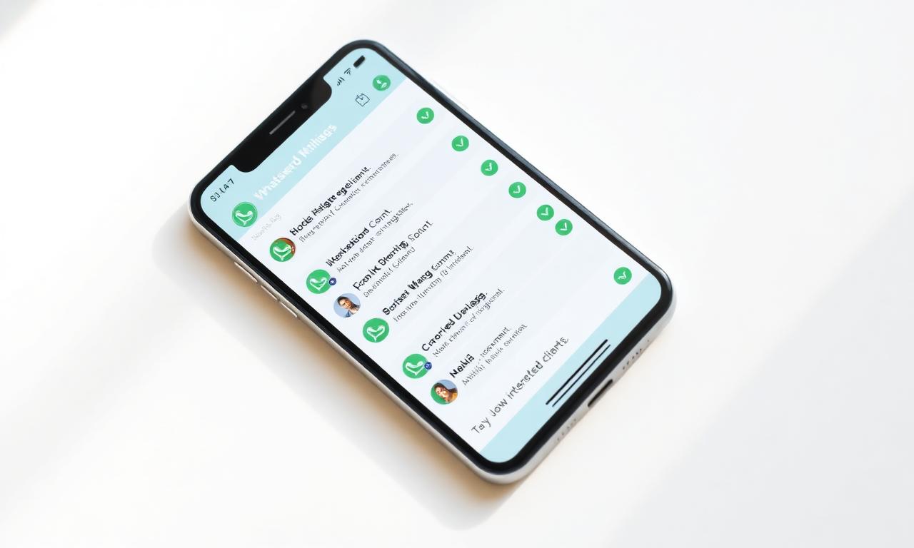 Celular com WhatsApp cheio de mensagens de clientes interessados